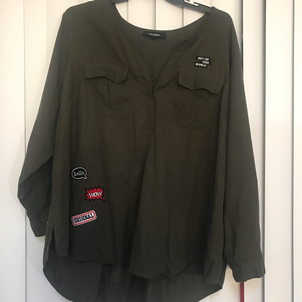 🇺🇸🆕Chelsea Studio brand military blouse